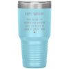 Funny Birthday Tumbler For Step Father Dad From The Kid You Inadvertently Inherited Laser Etched 30oz Stainless Steel Tumbler