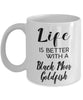 Funny Black Moor Goldfish Mug Life Is Better With A Black Moor Goldfish Coffee Cup 11oz 15oz White