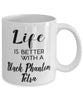 Funny Black Phantom Tetra Fish Mug Life Is Better With A Black Phantom Tetra Coffee Cup 11oz 15oz White