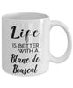 Funny Blanc De Bouscat Rabbit Mug Life Is Better With A Blanc De Bouscat Coffee Cup 11oz 15oz White