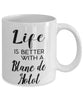 Funny Blanc De Hotot Rabbit Mug Life Is Better With A Blanc De Hotot Coffee Cup 11oz 15oz White
