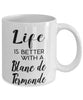 Funny Blanc De Termonde Rabbit Mug Life Is Better With A Blanc De Termonde Coffee Cup 11oz 15oz White