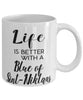 Funny Blue Of Sint-niklaas Rabbit Mug Life Is Better With A Blue Of Sint-niklaas Coffee Cup 11oz 15oz White