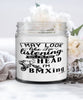 Funny BMX Candle I May Look Like I'm Listening But In My Head I'm BMXing 9oz Vanilla Scented Candles Soy Wax