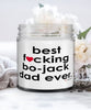 Funny Bo-Jack Dog Candle B3st F-cking Bo-Jack Dad Ever 9oz Vanilla Scented Candles Soy Wax