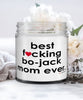 Funny Bo-Jack Dog Candle B3st F-cking Bo-Jack Mom Ever 9oz Vanilla Scented Candles Soy Wax