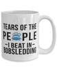 Funny Bobsledder Mug Tears Of The People I Beat In Bobsledding Coffee Mug 15oz White