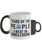 Funny Bobsledder Mug Tears Of The People I Beat In Bobsledding Coffee Mug Color Changing 11oz