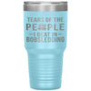 Funny Bobsledder Tumbler Tears of The People I beat In Bobsledding Laser Etched 30oz Stainless Steel Tumbler