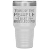 Funny Bobsledder Tumbler Tears of The People I beat In Bobsledding Laser Etched 30oz Stainless Steel Tumbler