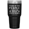 Funny Bodybuilder Tumbler Tears of The People I beat In Bodybuilding Laser Etched 30oz Stainless Steel Tumbler