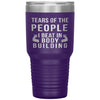 Funny Bodybuilder Tumbler Tears of The People I beat In Bodybuilding Laser Etched 30oz Stainless Steel Tumbler