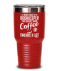 Funny Bookkeeper Tumbler Never Trust A Bookkeeper That Doesn't Drink Coffee and Swears A Lot 20oz 30oz Stainless Steel