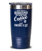 Funny Bookkeeper Tumbler Never Trust A Bookkeeper That Doesn't Drink Coffee and Swears A Lot 20oz 30oz Stainless Steel