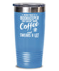 Funny Bookkeeper Tumbler Never Trust A Bookkeeper That Doesn't Drink Coffee and Swears A Lot 20oz 30oz Stainless Steel