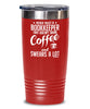 Funny Bookkeeper Tumbler Never Trust A Bookkeeper That Doesn't Drink Coffee and Swears A Lot 20oz 30oz Stainless Steel