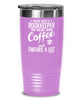 Funny Bookkeeper Tumbler Never Trust A Bookkeeper That Doesn't Drink Coffee and Swears A Lot 20oz 30oz Stainless Steel