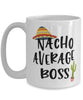Funny Boss Mug Nacho Average Boss Coffee Cup 15oz White