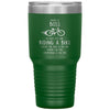 Funny Boss Tumbler Being A Boss Is Easy Like Riding A Bike Except The Bike Is On Fire Laser Etched 30oz Stainless Steel