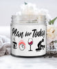 Funny Bowler Candle Adult Humor Plan For Today Bowling Wine 9oz Vanilla Scented Candles Soy Wax