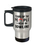 Funny Bowler Mug Tears Of The People I Beat In Bowling Travel Mug 14oz Stainless Steel