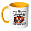 Funny Bowling Mug My Balls Are On Fire White 11oz Accent Coffee Mugs