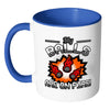 Funny Bowling Mug My Balls Are On Fire White 11oz Accent Coffee Mugs