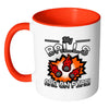 Funny Bowling Mug My Balls Are On Fire White 11oz Accent Coffee Mugs