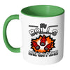 Funny Bowling Mug My Balls Are On Fire White 11oz Accent Coffee Mugs