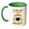 Funny Bowling Mug Not Just A Hobby Its My Escape White 11oz Accent Coffee Mugs
