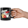 Funny Bowling Mug Spare Me 11oz Black Coffee Mugs