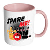 Funny Bowling Mug Spare Me White 11oz Accent Coffee Mugs