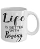 Funny Boxing Mug Life Is Better With Boxing Coffee Cup 11oz 15oz White
