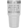 Funny Boxing Tumbler Tears of The People I beat In Boxing Laser Etched 30oz Stainless Steel Tumbler