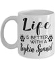 Funny Boykin Spaniel Dog Mug Life Is Better With A Boykin Spaniel Coffee Cup 11oz 15oz White