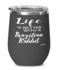Funny Brazilian Rabbit Wine Glass Life Is Better With A Brazilian Rabbit 12oz Stainless Steel Black