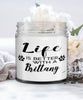 Funny Brittany Dog Candle Life Is Better With A Brittany 9oz Vanilla Scented Candles Soy Wax