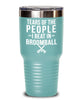 Funny Broomball Tumbler Tears Of The People I Beat In Broomball Tumbler 20oz 30oz Stainless Steel