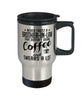 Funny Brother-in-law Travel Mug Never Trust A Brother-in-law That Doesn't Drink Coffee and Swears A Lot 14oz Stainless Steel