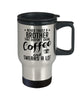 Funny Brother Travel Mug Never Trust A Brother That Doesn't Drink Coffee and Swears A Lot 14oz Stainless Steel