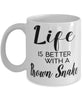 Funny Brown Snake Mug Life Is Better With A Brown Snake Coffee Cup 11oz 15oz White
