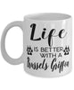 Funny Brussels Griffon Dog Mug Life Is Better With A Brussels Griffon Coffee Cup 11oz 15oz White
