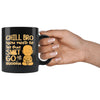 Funny Buddha Mug Chill Bro You Need To Let That S*** Go 11oz Black Coffee Mugs