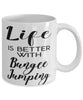 Funny Bungee Jumper Mug Life Is Better With Bungee Jumping Coffee Cup 11oz 15oz White