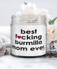 Funny Burmilla Cat Candle B3st F-cking Burmilla Mom Ever 9oz Vanilla Scented Candles Soy Wax
