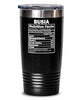 Funny Busia Nutrition Facts Tumbler 20oz 30oz Stainless Steel