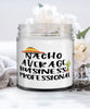 Funny Business Professional Candle Nacho Average Business Professional 9oz Vanilla Scented Candles Soy Wax