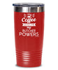 Funny Butcher Tumbler Coffee Gives Me My Butcher Powers 20oz 30oz Stainless Steel