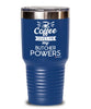 Funny Butcher Tumbler Coffee Gives Me My Butcher Powers 20oz 30oz Stainless Steel