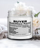 Funny Buyer Candle Nutrition Facts 9oz Vanilla Scented Candles Soy Wax